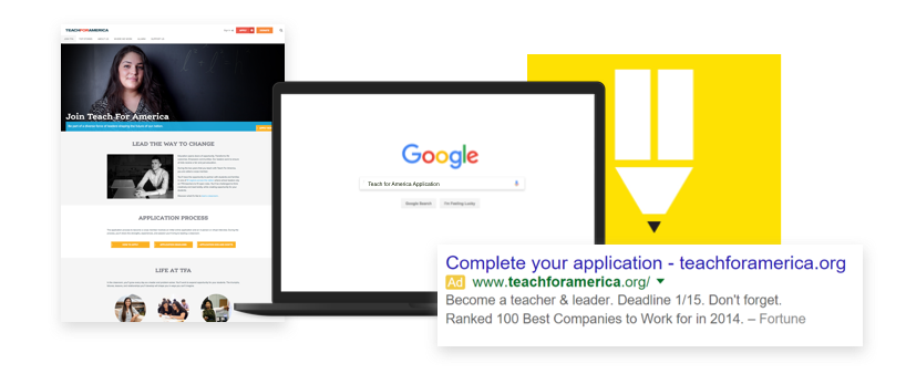 Teach for America homepage
