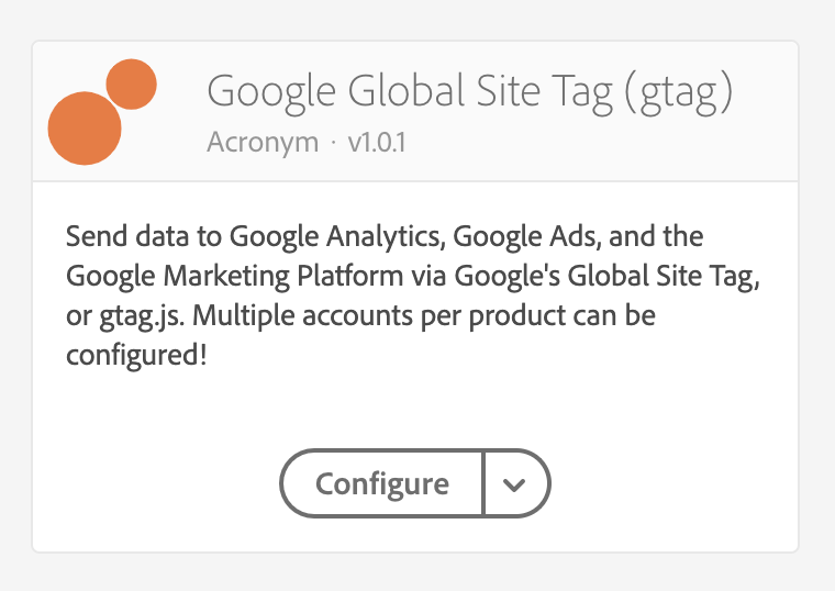 Google Global Site Tag (gtag) by Acronym