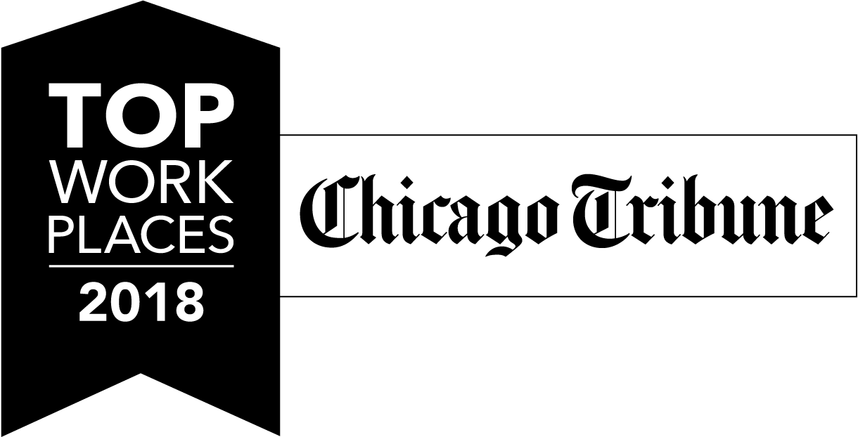 2018 Chicago Tribune Top Workplaces logo