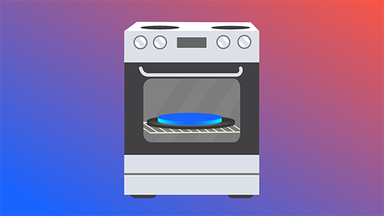 cake baking in oven to visually representing developing your experience design