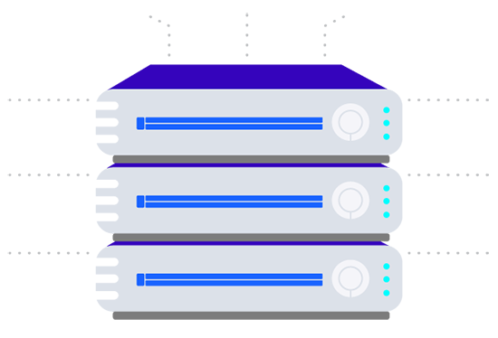 image of a server stack for visual representation of Mautic's ability to self host on premise