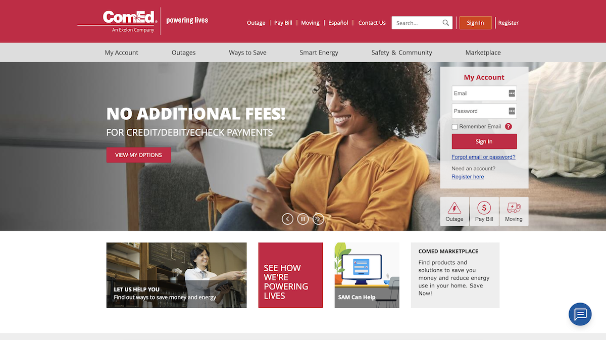 ComEd Homepage