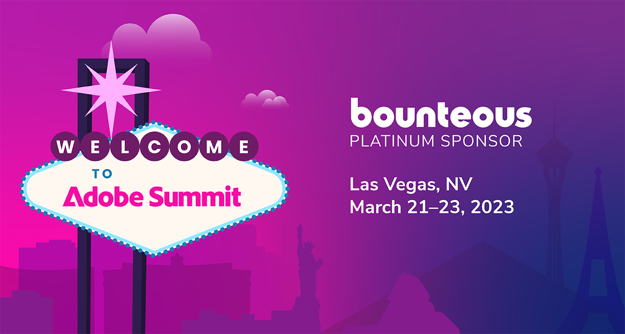 Adobe Summit - Platinum Sponsor