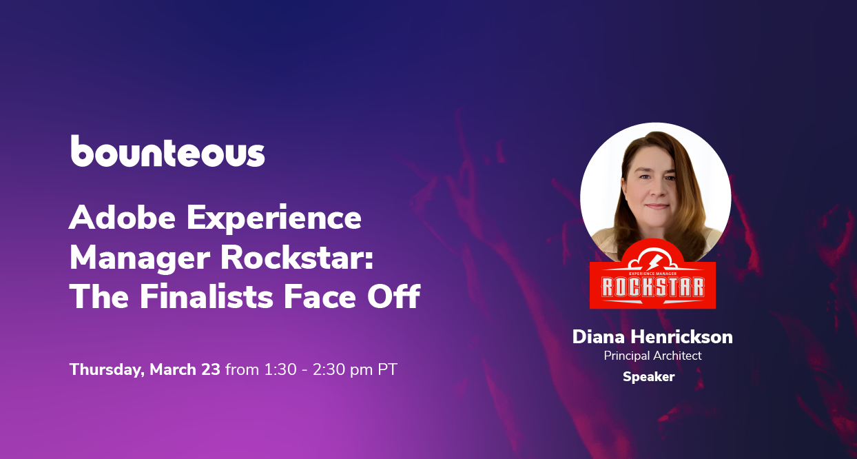 Adobe Experience Manager Rockstar: The Finalists Face Off