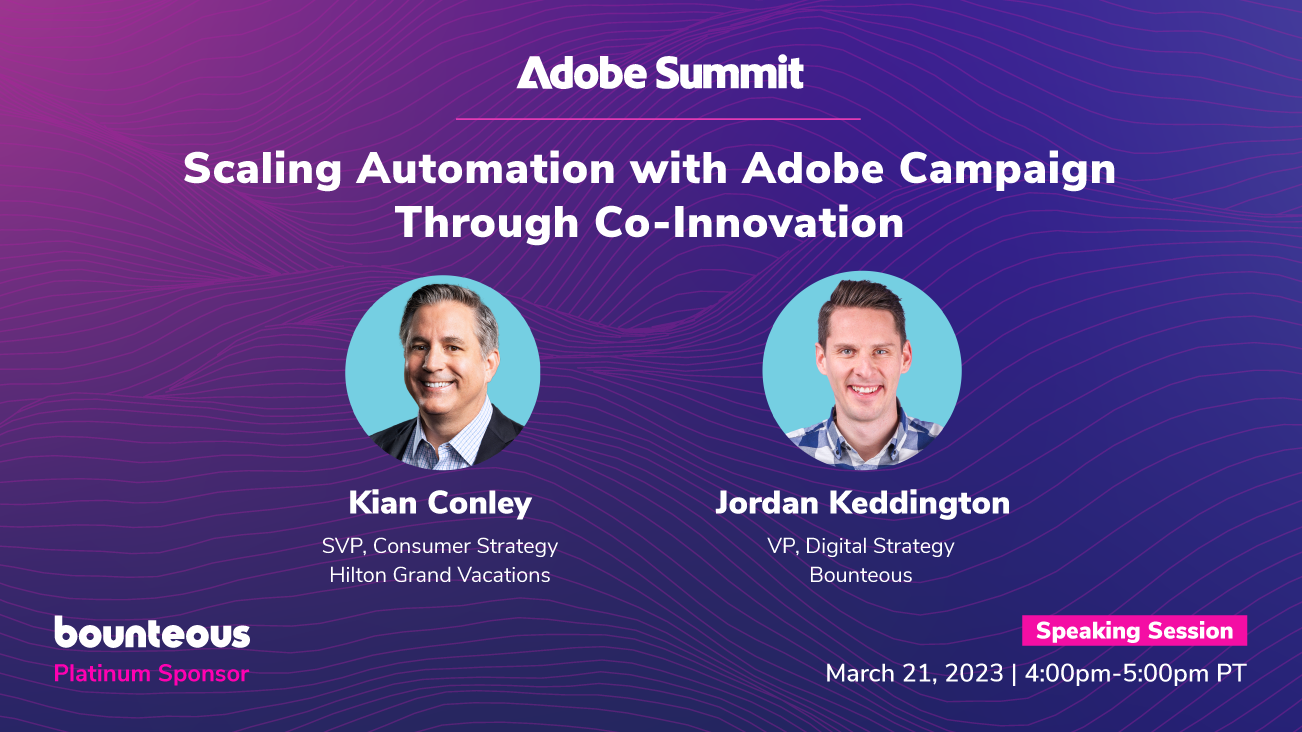 Adobe Summit 2023 Scaling Automation with Adobe Campaign through Co
