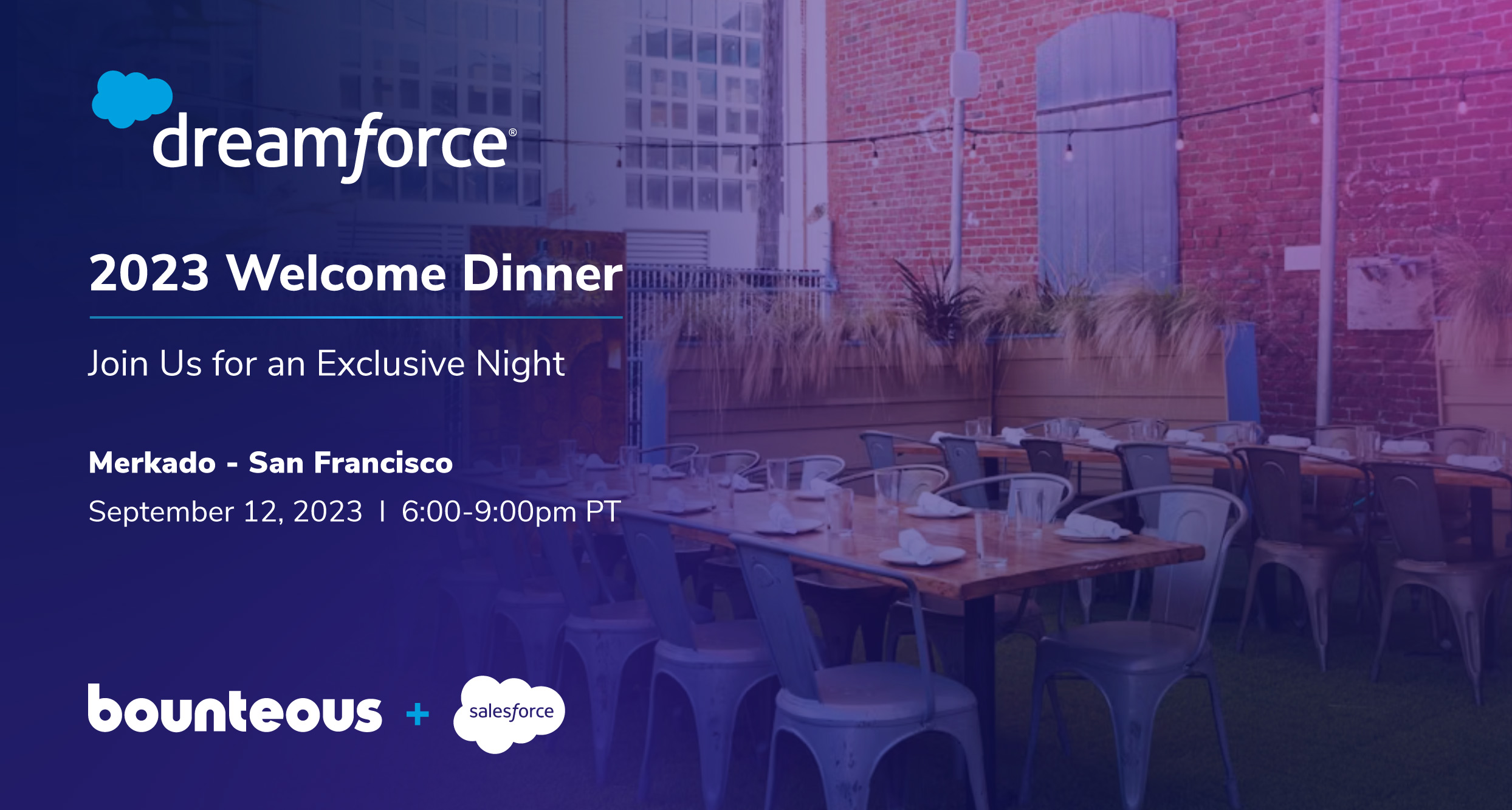 Dreamforce 2023 - Welcome Dinner