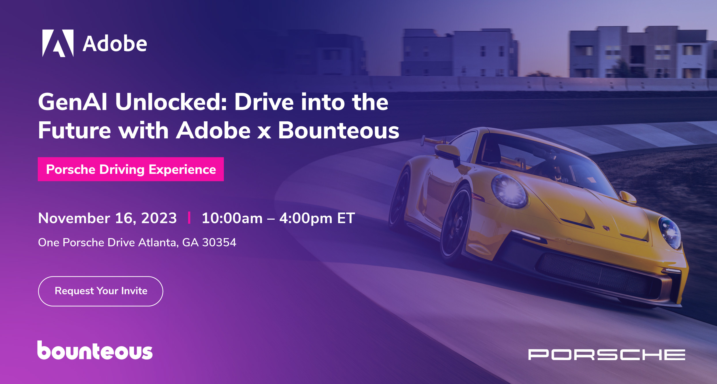 GenAI Unlocked: Drive into the Future with Adobe x Bounteous