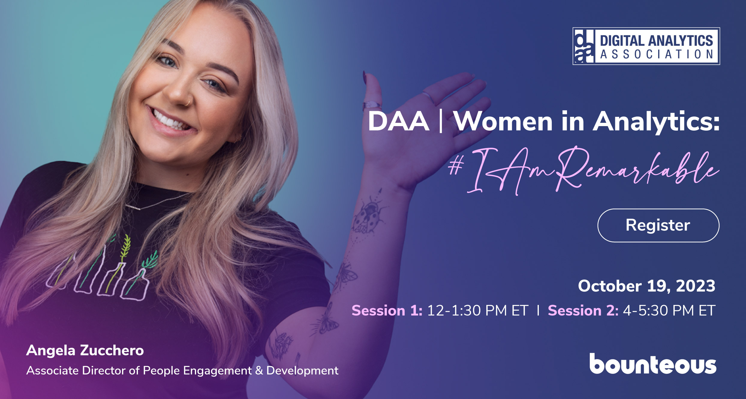 DAA - Women in Analytics: #IAmRemarkable