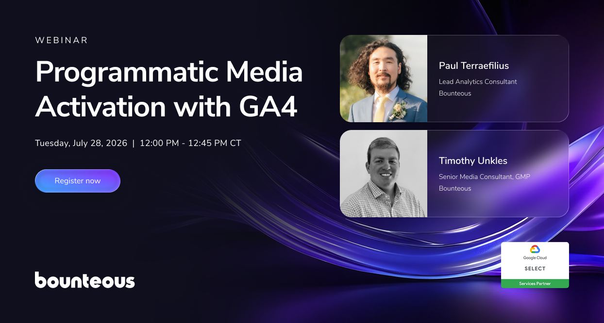 Programmatic Media Activation with GA4