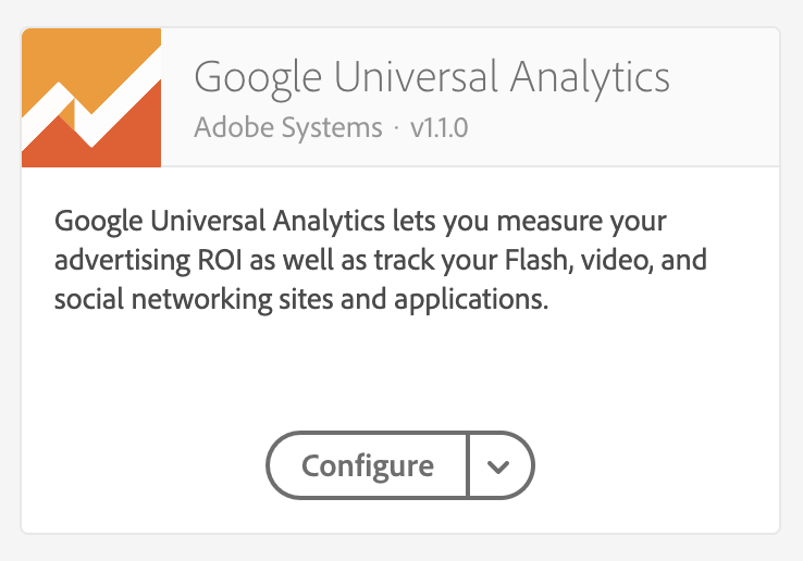 Universal Analytics Extension by Adobe
