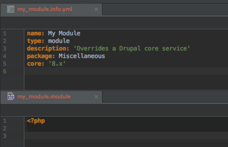 Override Core Module - Error
