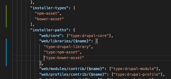 default composer.json file