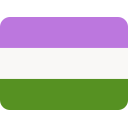 Gender Queer Pride Flag emoji
