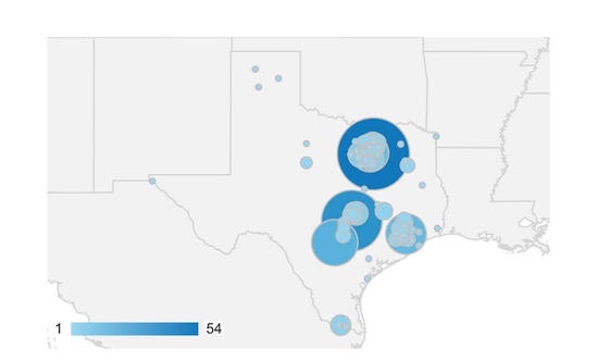 example of a Geo Location Report in google analytics