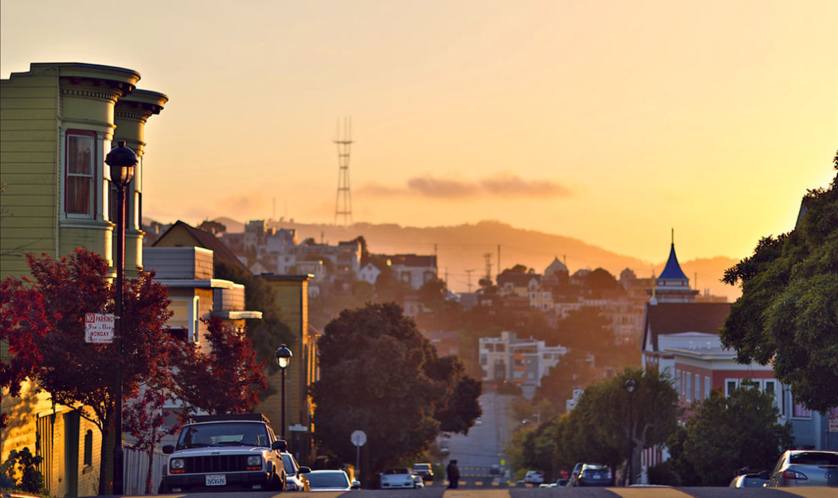 photo of san francisco neighborhood scape