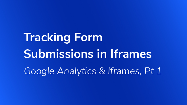 tracking form submissions