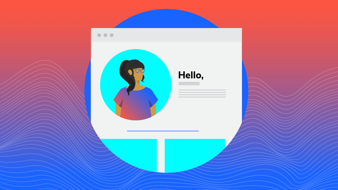 image of design portfolio coming out of envelope
