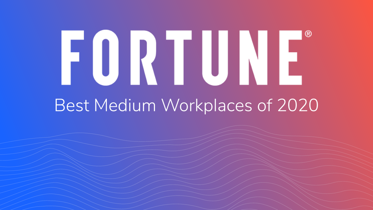 Press release image for Bounteous Listed to 2020 Fortune Best Medium Workplaces™