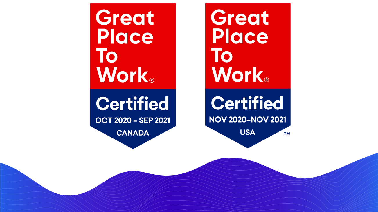 Press release image for Bounteous Designated a 2020 Great Place to Work-CertifiedTM Company Across North America