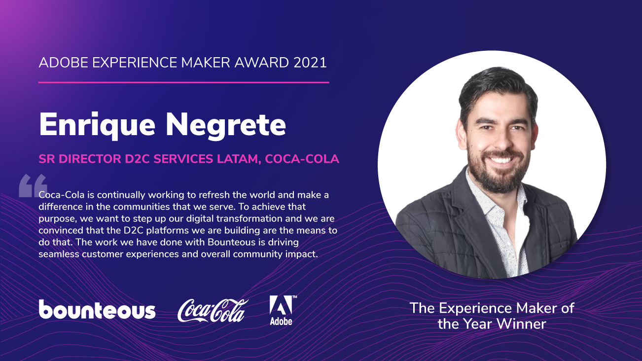 Image for Coca-Cola, Bounteous Win The Adobe Experience Maker Of The Year Award