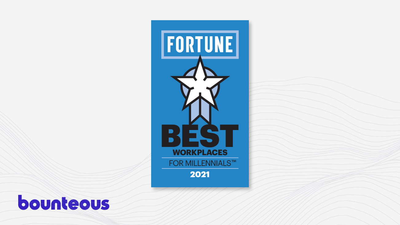 Press release image for Fortune Deems Bounteous One of the 2021 Best Workplaces for Millennials