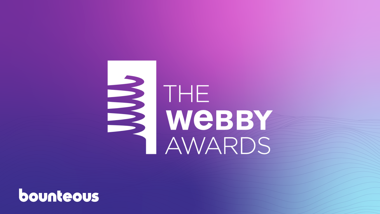 graphic of webby award nomination
