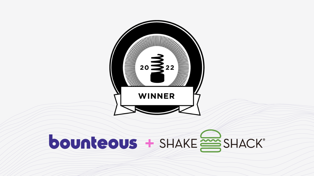 Press Release Image: Bounteous Wins Alongside Shake Shack at 2022 Webby Awards