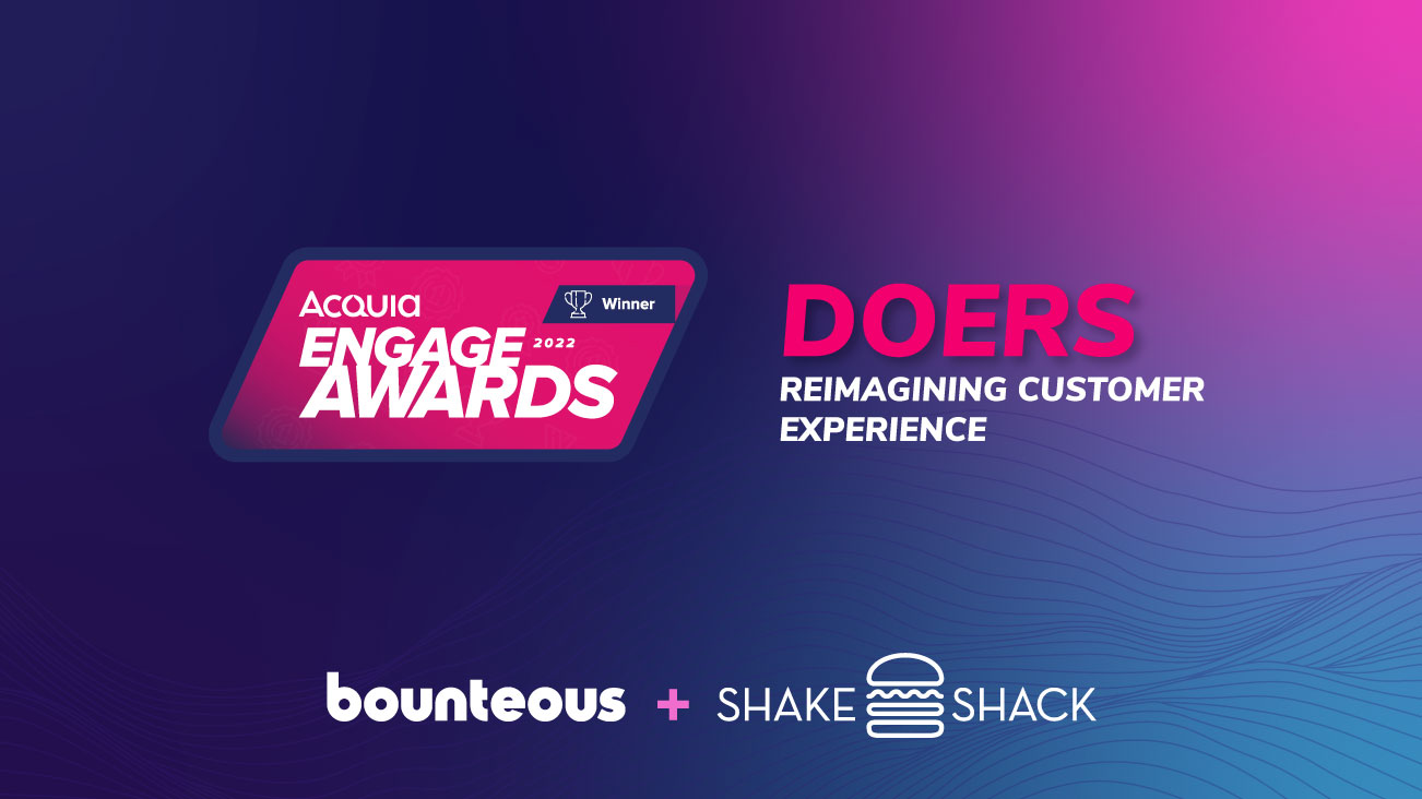 Press Release: Shake Shack and Bounteous Win Acquia Engage Award
