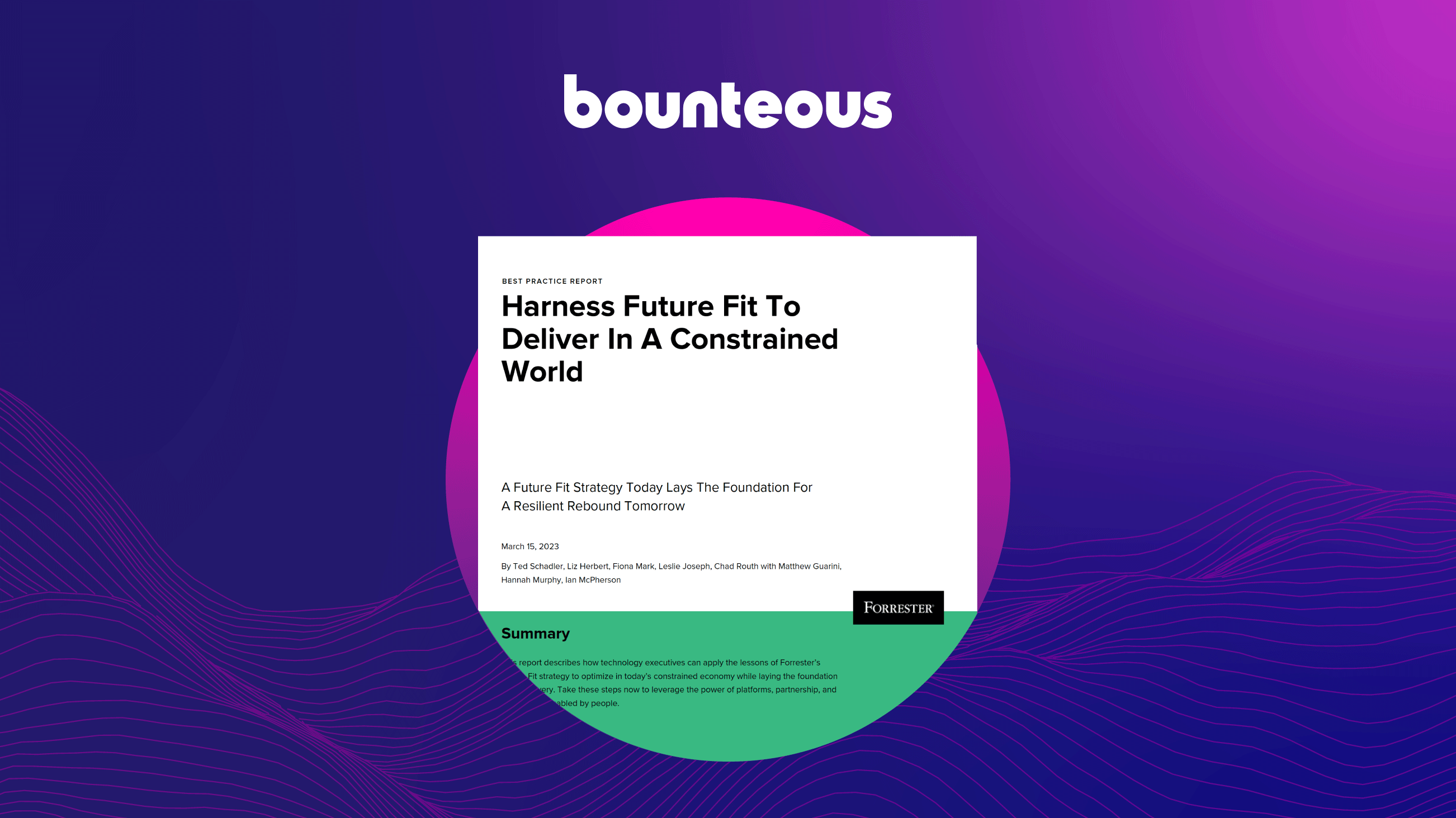 Press Release: Bounteous Recognized in “Future Fit” Report by Leading Research Firm