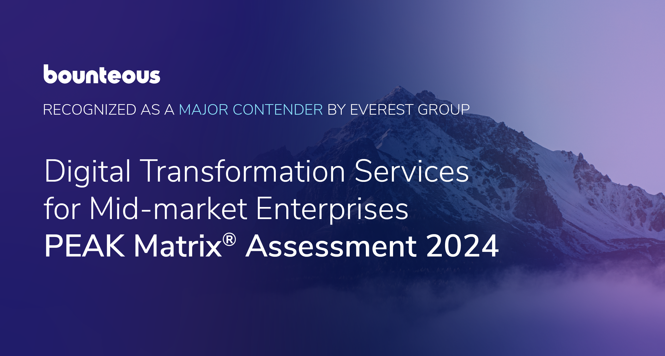 Everest Group Peak Matrix Digital Transformation