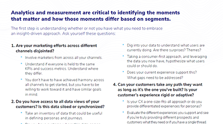 Insight-Driven Journey Questionnaire Screenshot