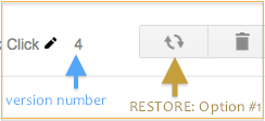 GTM restore option #1