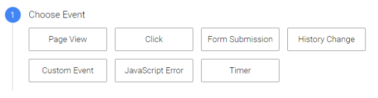 Events in Google Tag Manager Events in Google Tag Manager