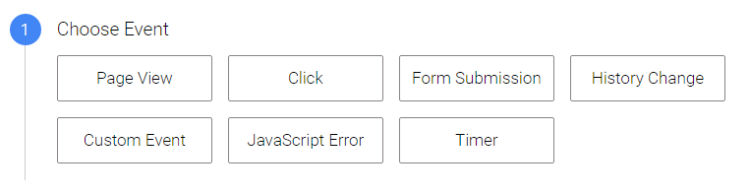 Events in Google Tag Manager