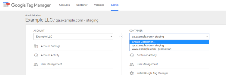 GTM Naming Convention - Account and Container GTM Naming Convention - Account and Container