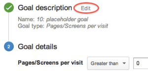 editing a placeholder goal editing a placeholder goal