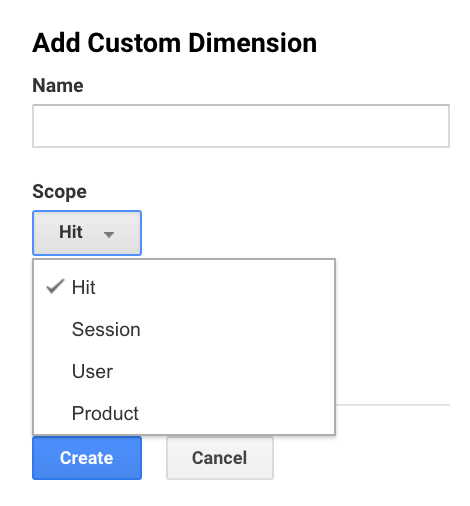 Custom Dimension Set-Up