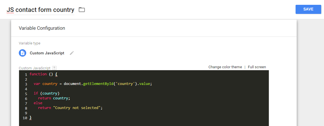 GTM JavaScript Variable to pull out values from form fields GTM JavaScript Variable to pull out values from form fields