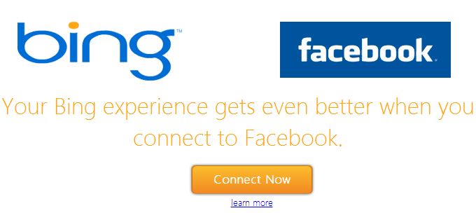 Bing + Facebook Connect Bing + Facebook Connect