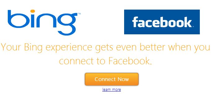 Bing + Facebook Connect