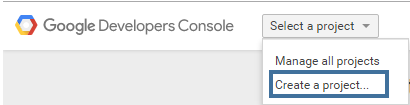Developer Console New Project