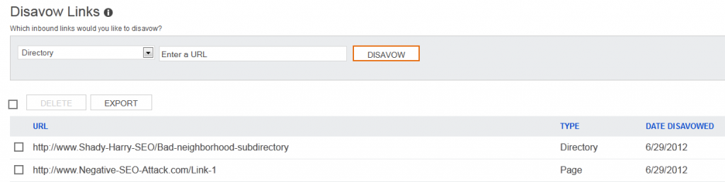 Disavow Links Disavow Links