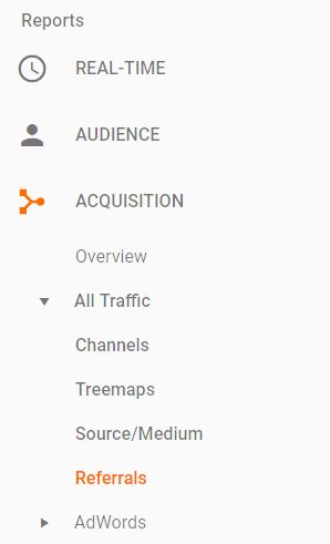 Find Referrals Report Find Referrals Report