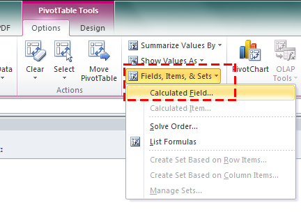 Calculated bid in Pivot Table