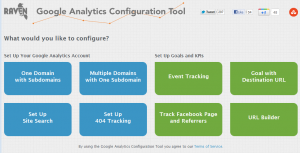 Google Analytics Configuration Tool by RavenTools