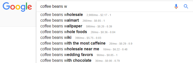 google search queries
