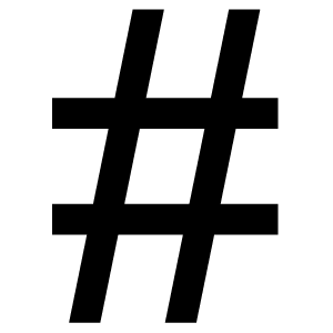 Large-Hash-tag Large-Hash-tag