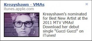 Kreayshawn Facebook Ads Kreayshawn Facebook Ads