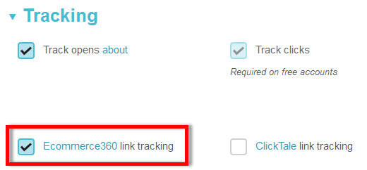 MailChimp Ecommerce 360 MailChimp Ecommerce 360