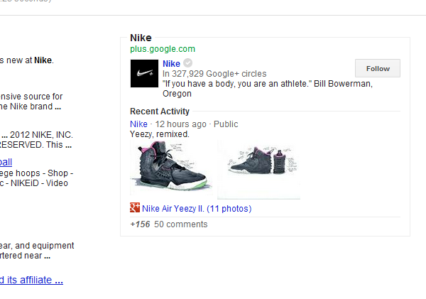 Nike-Knowledge-Graph-Search-Results